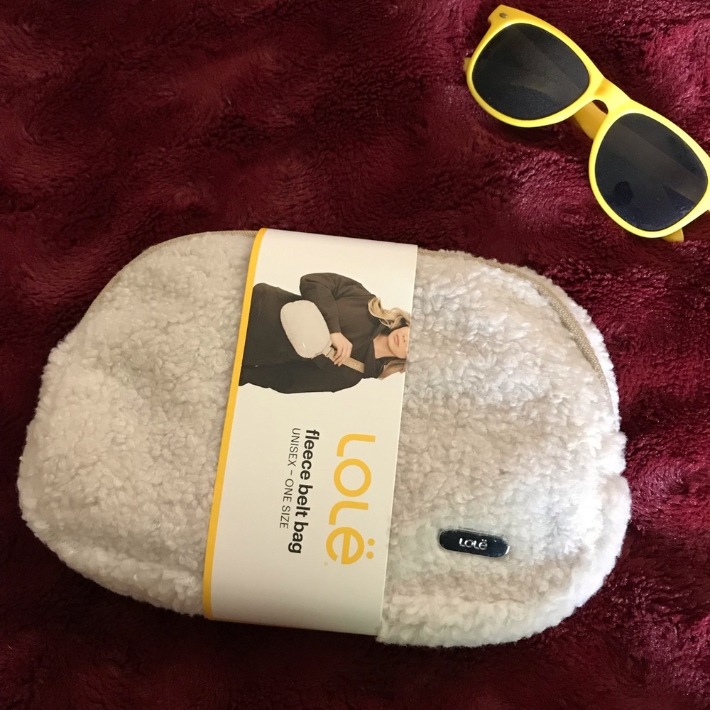 Lolë Fleece Crossbody Belt Bag